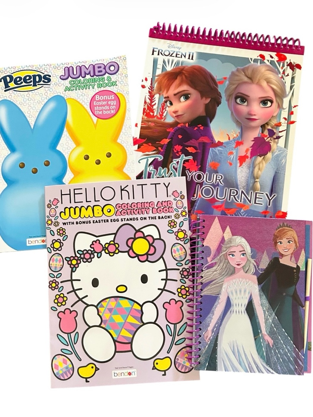 ✅ 5 for $25 - Frozen, Hello Kitty, Peeps Activity Book Set